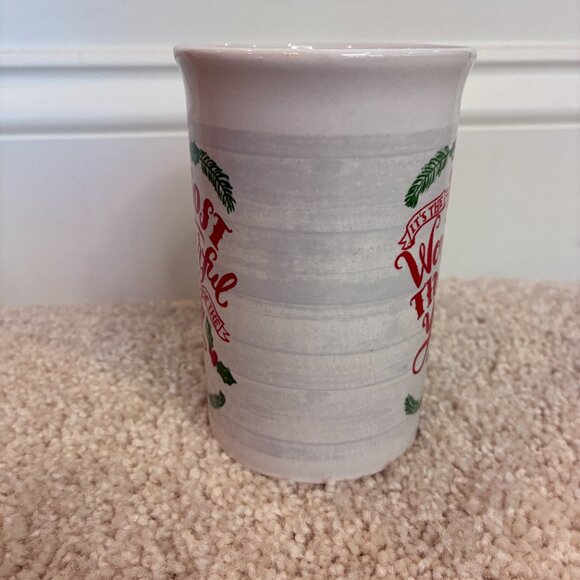 NWOT Christmas "Most Wonderful Time" Mug Cup - Picture 3 of 6